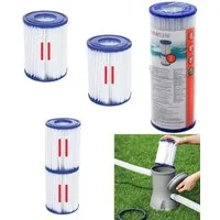 Bestway Pool Bestway 58094 - Flowclear Filterkartusche Gr. II Doppelpack 10,6x13,6