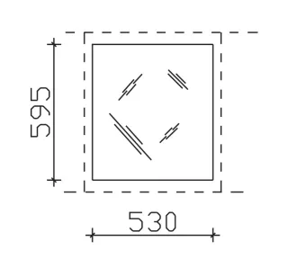Pelipal Balto Innenspiegel ZIS00800E, B:, H:, T:3mm ZIS00800E