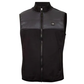 Calvin Klein - Weste für Herren, Hybrid, Hochleistungsmaterial, Emblem (Schwarz)