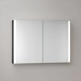 KEUCO Royal Atlas LED Spiegelschrank 100 x 71 x 12,7 cm mit 2 Türen, Aufputz 211201450034