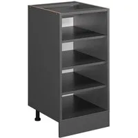 Vicco Unterschrank R-Line, Anthrazit/Anthrazit, 40 cm ohne Arbeitsplatte (1-St)