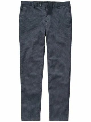 Mey & Edlich Herren Illusionisten-Anzughose Blau 100 % Baumwolle