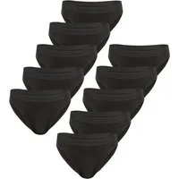 normani Slip 10 Slips aus Bio-Baumwolle Sliwen Unterhose aus Weiches atmungsaktiver Material Bio-Baumwolle