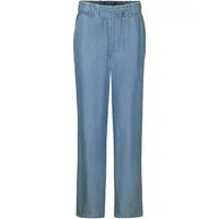 bianca Stoffhose PARIGI - Hose in bleached-Denim-Optik mit Eingrifftaschen Eingrifftaschen