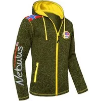 Nebulus Fleecejacke NORSKA, P4649 - Herren, grün meliert, 3XL