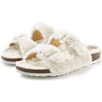 Vivance Dreams by Lascana Hausschuh, Pantoffel, Pantolette mit kuscheligem, warmen Fellimitat und Korkfußbett