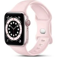 Widmann-Shop Smartwatch-Armband Armband für Apple Watch Silikon Series 6 7 8 9 10 Ultra SE 38-49mm