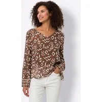 heine Klassische Bluse Druckbluse Langarm