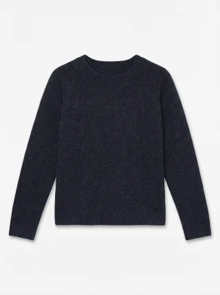 VERO MODA - VMDOFFY LS O-NECK BLOUSE GA NOOS Navy Blazer - Gr. - L