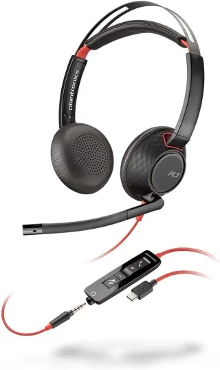 Poly Blackwire C5220 On-Ear Kopfhörer schwarz