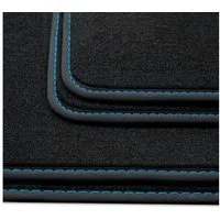 teileplus24 Auto-Fußmatten HQ-162 Velours Fußmatten Set kompatibel mit VW Golf 7 Deluxe Velours
