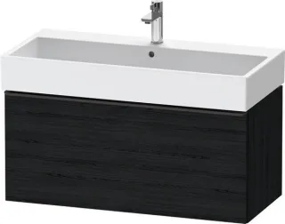 Duravit D-Neo Waschtischunterbau wandhängend Eiche Schwarz Matt 984x442x440 mm - DE42740BD160000 DE42740BD160000