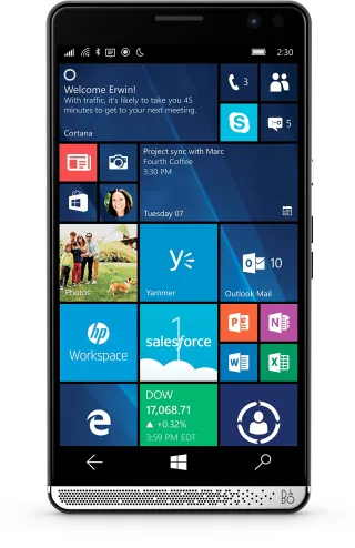 HP Elite x3 64GB [Dual-Sim] schwarz/silber