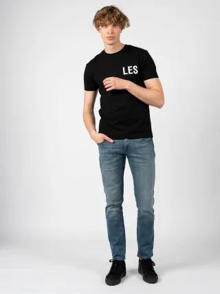 Les Hommes T-shirt Herren Schwarz