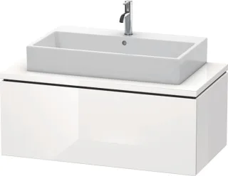 Duravit L-Cube Konsolenwaschtischunterbau wandhängend Weiß Hochglanz 1020x547x400 mm - LC581402222 LC581402222
