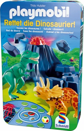 Schmidt Spiele 51229 - Playmobil: Rettet die Dinosaurier!