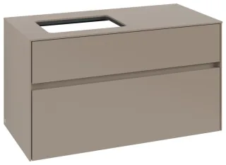 Villeroy & Boch Waschtischunterschrank Collaro C110B0 1000x548x500mm m. Bel. 2 Ausz. Waschtisch li T C110B0VM