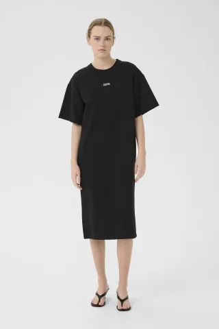 Jerseykleid Oversize fit black