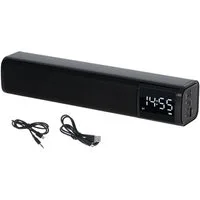 Adler AD 1191 Soundbar (Wecker, Lautsprecher, Bluetooth, USB, AUX, schwarz)