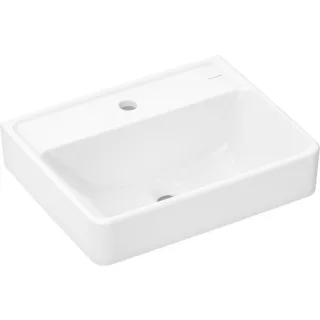 hansgrohe Xanuia Q Handwaschbecken 60233450 500x390mm, mit Hahnloch ohne Überlauf, weiß