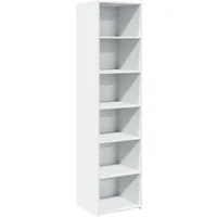 vidaXL Highboard Highboard Weiß 45x41x185 cm Holzwerkstoff (1 St)