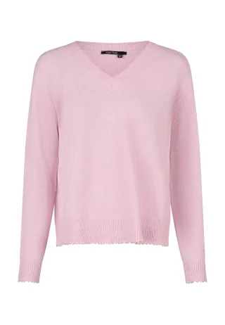 Marc Aurel - Pullover mit V-Ausschnitt pink - Gr. - 36