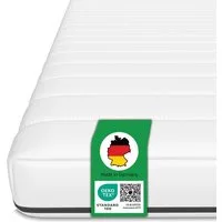 Kaltschaummatratze Easy Flex Wendematratze mit Zwei Härtegrade für Schlafkomfort, Schlaftroll, 11 cm hoch, H3, 11 cm hoch, 90 x 200 cm, 140x200 cm, 180x200 cm und weitere Größen