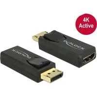 Adapter DisplayPort 1.2 auf HDMI schwarz