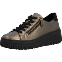 Rieker Plateausneaker Freizeitschuh, Halbschuh, Schnürschuh mit Plateausohle