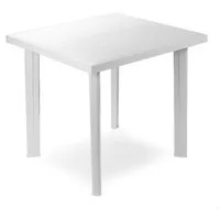 INDA-Exclusiv Küchentisch Gartentisch Kunststoff Balkontisch Esstisch 80x75x72cm