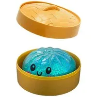 OLi Jumboball Heißer Glitzer-Dumpling-Squishy-Überraschungsbox: Bunte -Sensorik-Fidg, Spielzeuge, Anti-Stress-Quetschbälle