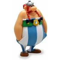 Plastoy Spiel, Asterix - Figur Obelix wütend mit Händen in den Taschen