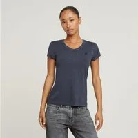 G-STAR V-Shirt Eyben mit Label