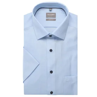 OLYMP - Comfort Fit: Businesshemd blau - Gr. - 47