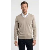 OLYMP V-Ausschnitt-Pullover OLYMP Strick Casual klassischer Strickpullover