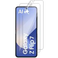 SmartUP Displayschutzglas 2X Panzerfolie für Samsung Galaxy Z Flip 7 5G Display Schutzglas Klar für Samsung Galaxy Z Flip 7 5G, faltbare Displayfolie