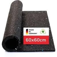 BAUHELD Antirutschmatte Waschmaschine [Made in Germany], 60x60 cm, Antivibrationsmatte, Schwingungsdämpfer, Waschmaschinenauflage, Rutschfeste Unterlage für Waschmaschinen, Trockner, Kühlschrank