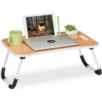 relaxdays Laptoptisch Klappbarer Laptoptisch