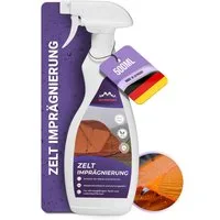Alpenwert Imprägniermittel Imprägnierung Imprägnierung für Zelte, Pavillon Imprägnierspray, 0,5l langzeit Wirkung