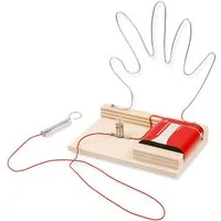 matches21 HOME & HOBBY Rennstrecke HEIßER DRAHT Bausatz Kinder Holzbaukasten
