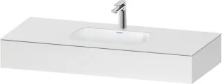Duravit Qatego Einbauwaschtisch mit Konsole Weiß Matt 1200x550x170 mm - QA4692018180000 QA4692018180000