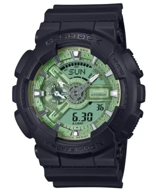 Casio G-Shock Herren Schwarz Uhr GA-110CD-1A3ER