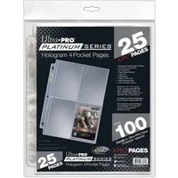UltraPRO Sammelkarte 25 Platinum Series 4-Pocket Pages