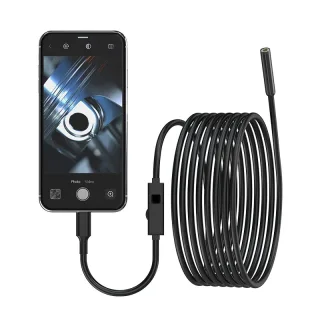 1080P 8mm iphone and Android Car Inspection Endoscope Camera Repair Equipment Tool with 5m Cable IP67 Waterproof 2.0 Meg