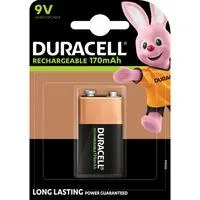 Rechargeable 9V 170mAh, Akku E-Block (9-Volt-Block)