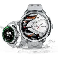 DOOGEE Smartwatch Herren GPS AMOLED Outdoor Fitnessuhr Telefonfunktion IP68 Watch, Bluetooth, GPS-Ortung, SOS, IP68, Aktivität, Videochat, GPS-Ortung, SOS, Videochat, Aktivität, IP68, Bluetooth