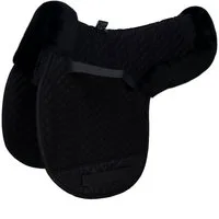 Engel Reitsport Sattelpad Satteldecke SADEK2 Lammfell & Baumwollsteppstoff Fell in Sattellage