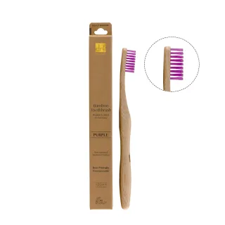 Dr Botanicals Pastell Bambus-Zahnbürsten-Set