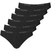 sloggi Slip 6er Pack Basic (Spar-Set, 6-St) Mini Slip / Unterhose - Baumwolle - ohne Eingriff