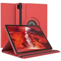 EAZY CASE Tablet-Hülle Rotation Case für iPad Pro 11" 1./2./3./4. Gen. 11 Zoll, Tabletcase Flipcover Smart kratzfest Hülle aufstellbar drehend Rot